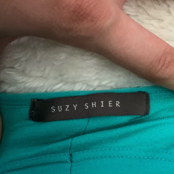 blue bodycon tank top - Picture 4 of 4